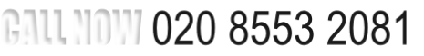 CALL NOW 020 8553 2081
